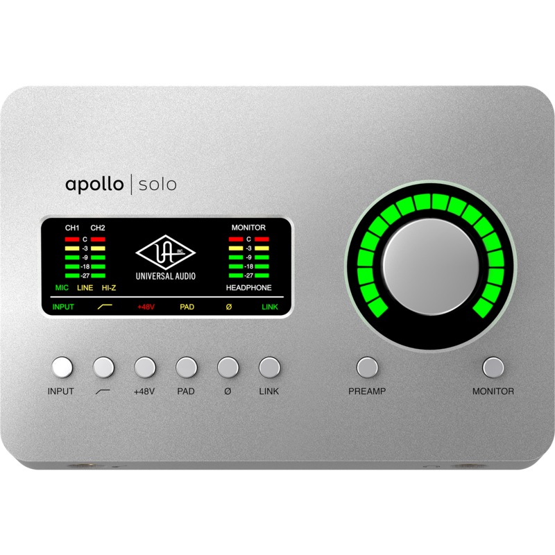 Universal Audio Apollo Solo Heritage Edition 2x4 Thunderbolt Audio Interface