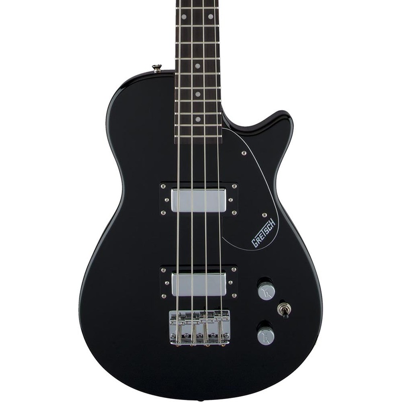Gretsch G2220 Electromatic Junior Jet Bass II Short Scale, Black Walnut, Black