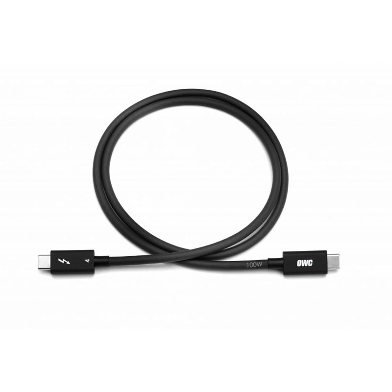OWC 2 Meter Premium Thunderbolt 4/USB-C Cable, Black