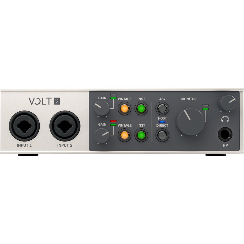 Universal Audio Volt 2 2-In/2-Out USB 2.0 Audio Interface With Volt Audio Software Suite
