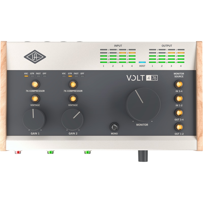 Universal Audio Volt 476 4-In/4-Out USB 2.0 Audio Interface With Volt Audio Software Suite