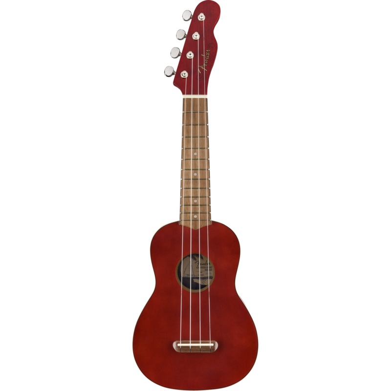Fender Venice Soprano Ukulele, Walnut Fingerboard, Cherry