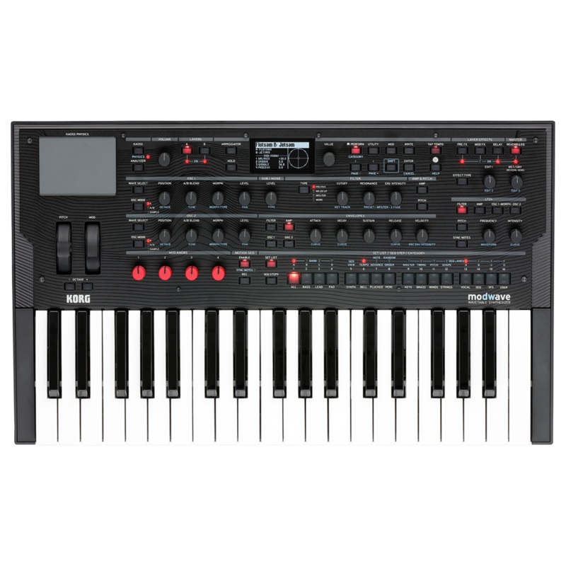 Korg Modwave Wavetable Synthesizer With Kaoss Physics And Motion Sequencing 2.0