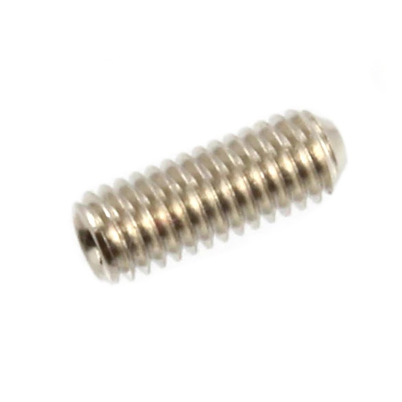 AllParts Hex Head Guitar Bridge Height Screws, Nickel, Pack Of 12