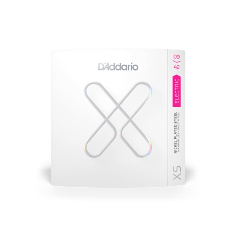 D'Addario 09-42 XS Nickel Plated Electric Guitar Strings, Super Light