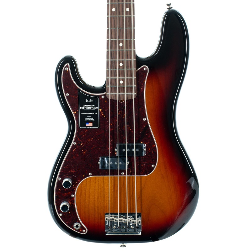 Fender American Professional II Precision Bass Lefty Rosewood, 3 Color Sunburst