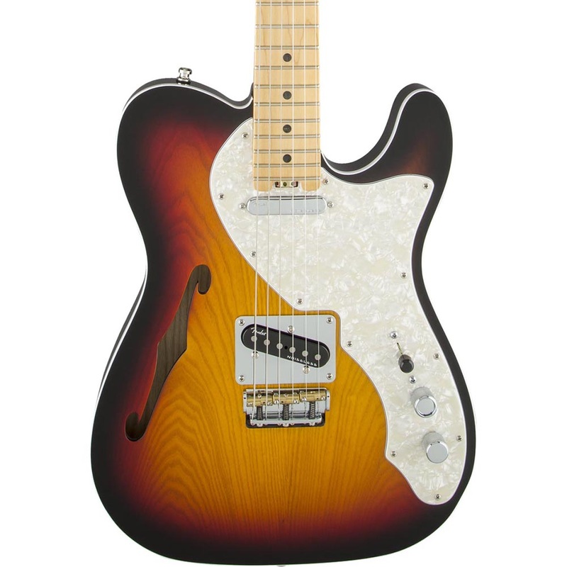 Fender American Elite Telecaster Thinline - Maple Fingerboard - 3-Color
