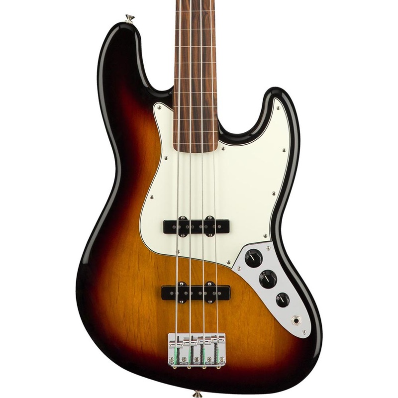 Fender Player Jazz Bass Fretless, Pau Ferro Fingerboard, 3 Color Sunburst