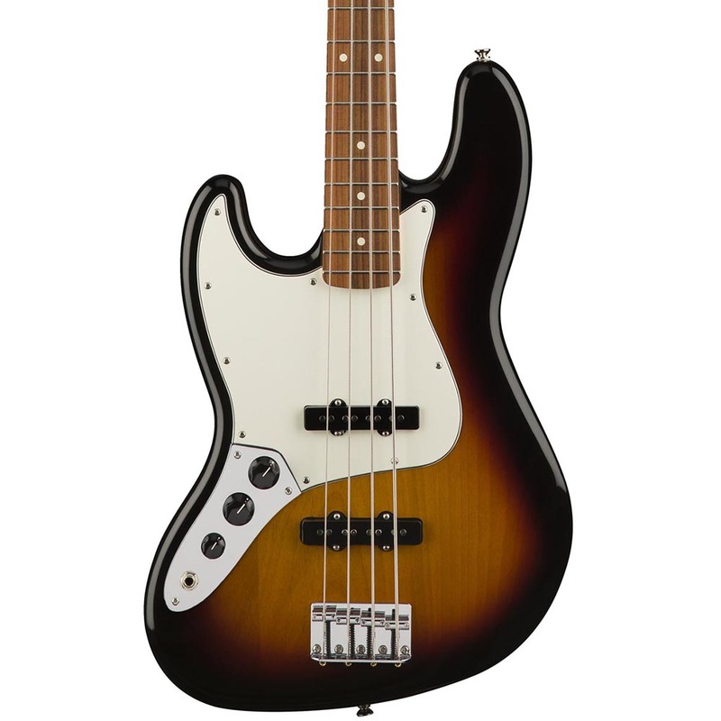 Fender Standard Jazz Bass Left-Handed - Pau Ferro - Brown Sunburst