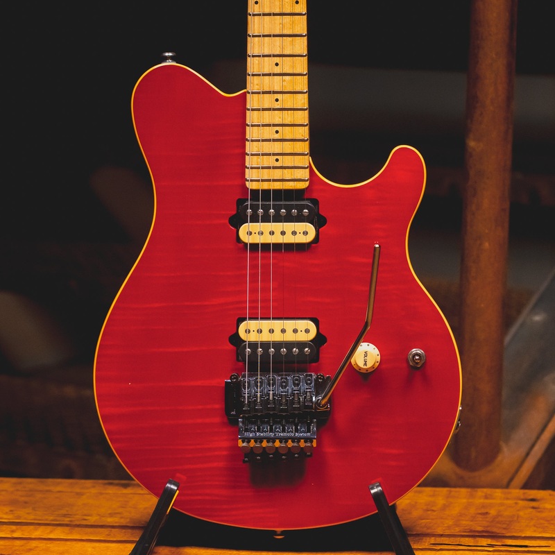 2006 Music Man Axis Electric Guitar, Translucent Red w/OHSC - Used