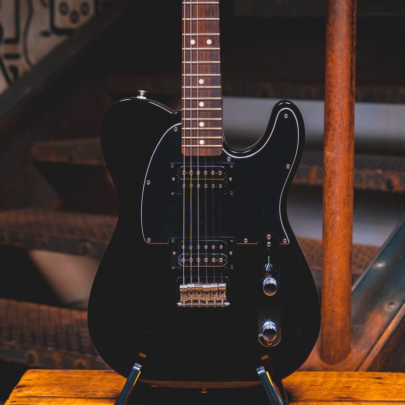 2016 Fender Standard Telecaster HH Electric Guitar, Black w/ Gig Bag - Used