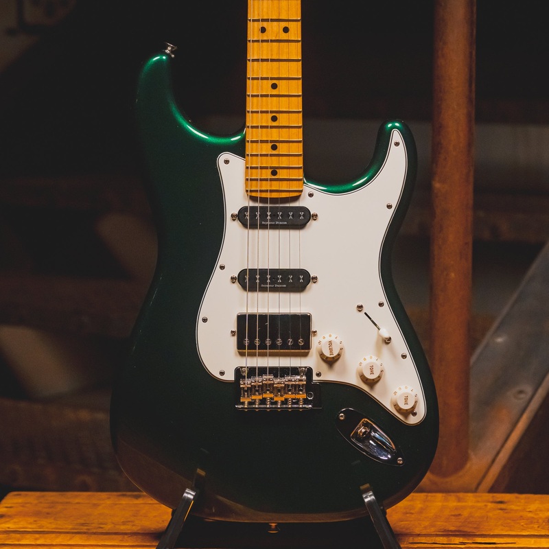 2023 Fender Limited Edition Player Stratocaster HSS Electric Guitar, British Racing Green - Used