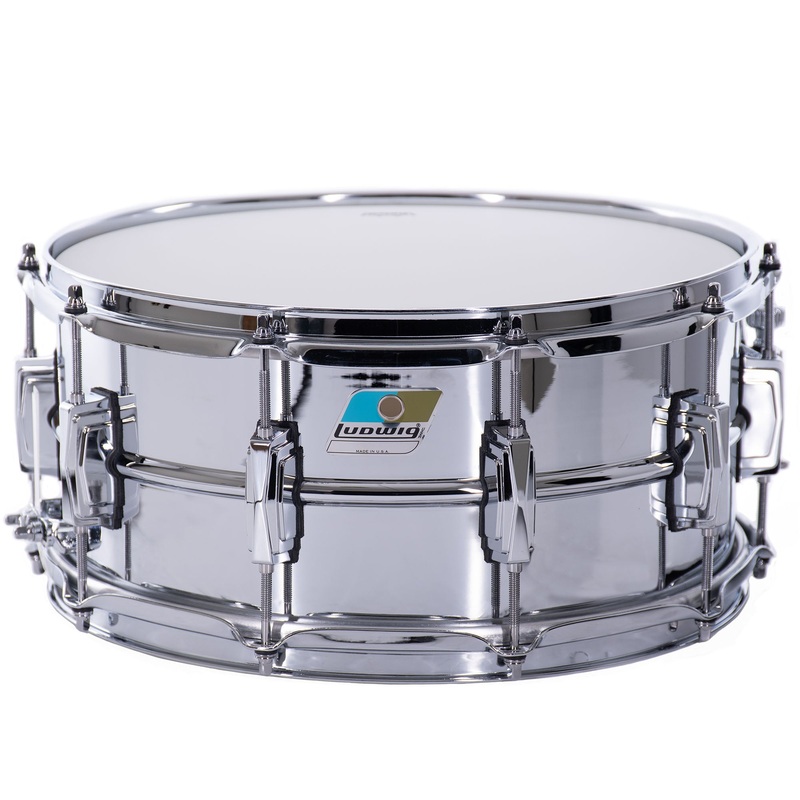 Ludwig B-Stock 6.5x14" Supraphonic Chrome Plated Aluminum Snare Drum, Imperial Lugs