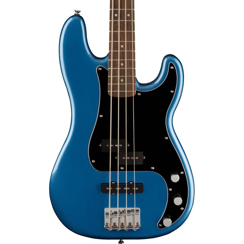 Squier Affinity Series Precision Bass PJ Laurel, Black Pickguard, Lake Placid Blue