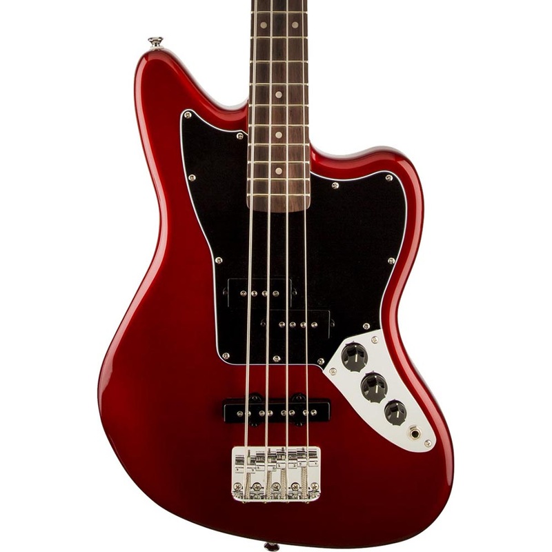 Squier Vintage Modified Jaguar Bass Special SS - Laurel - Candy Apple Red