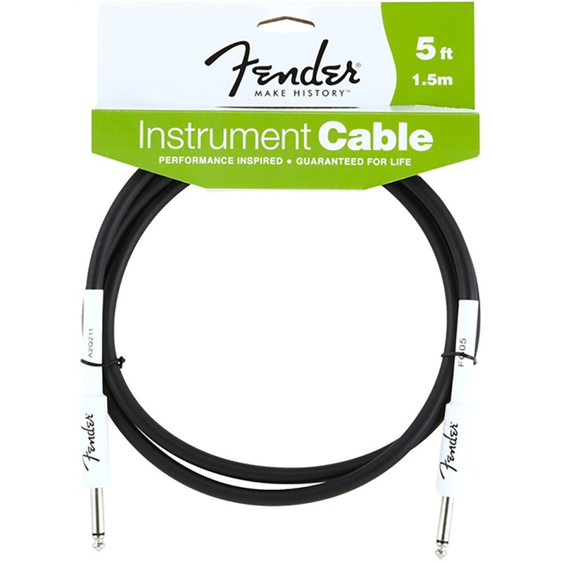 Fender Performance Series Instrument Cable - 5' - Black