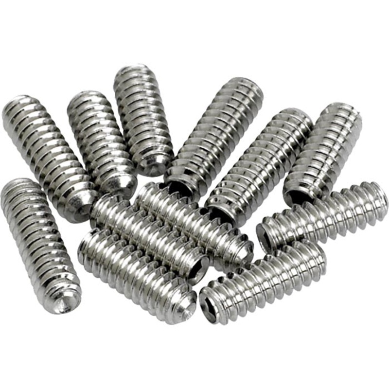 Fender Saddle Height Adjust Screws, American Vintage Series Guitars, Nickel (12)