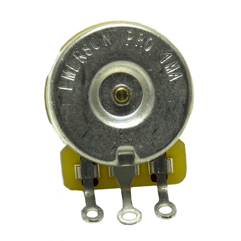 Emerson Custom 1 Meg Short 3/8" Split Shaft Potentiometer