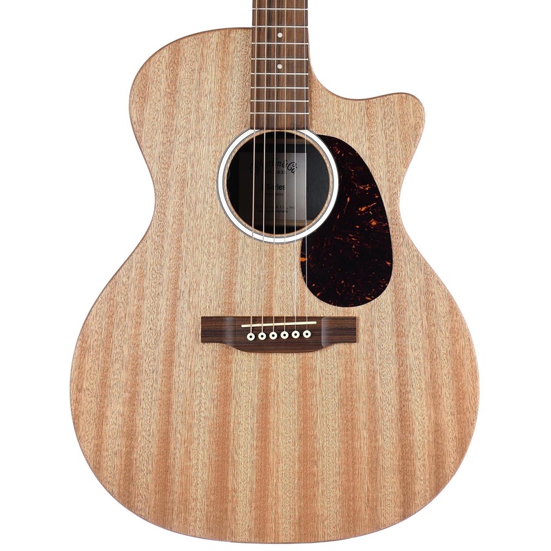 Martin GPCX2E Macassar Ebony Acoustic-Electric Guitar, Natural w/Gigbag