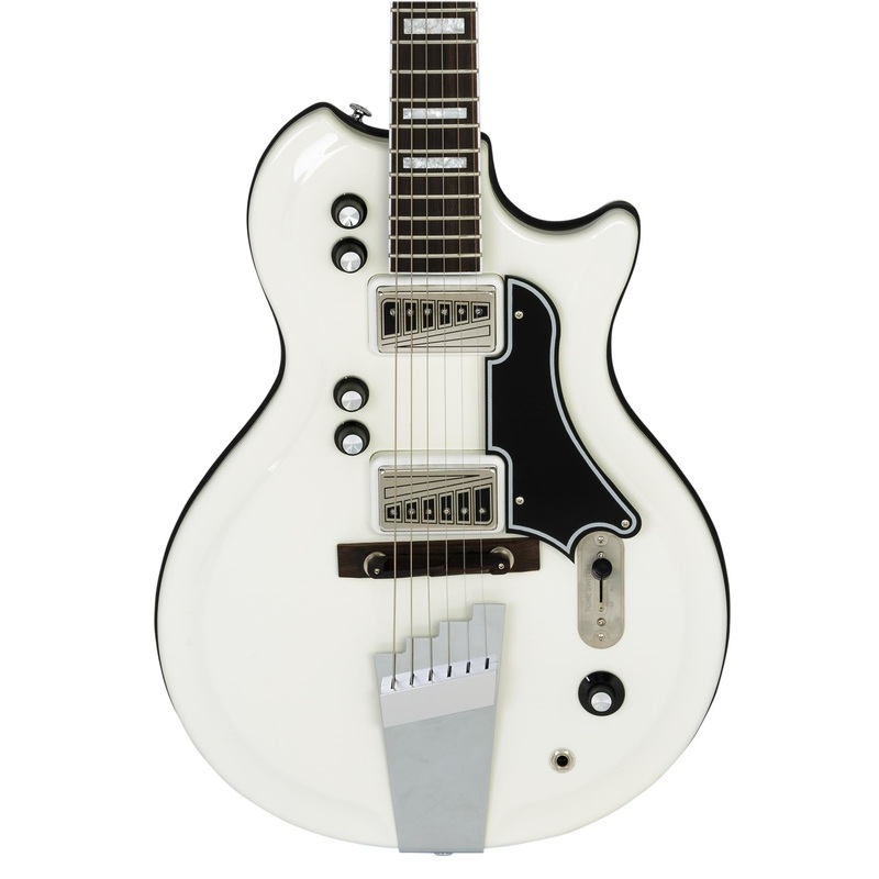 Supro Americana Series Dual-Tone Guitar - Ermine White