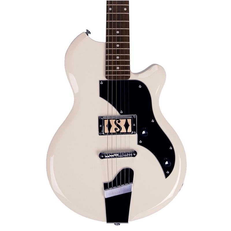 Supro Island Series Jamesport Guitar - Single Pickup - Antique White - Free Gig-Bag