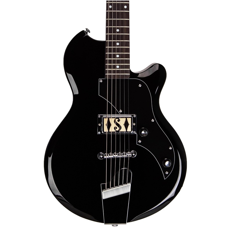 Supro Island Series Jamesport Guitar - Single Pickup - Jet Black - Free Gig-Bag