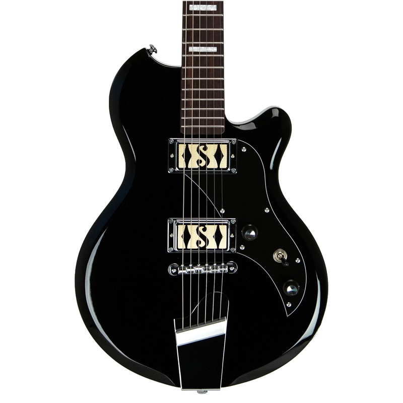 Supro Island Series Westbury Guitar - Double Pickup - Jet Black - Free Gig-Bag