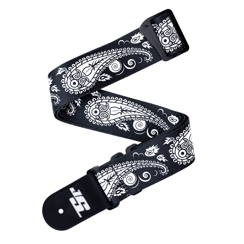 D'Addario 50MM Joe Satriani Swivel Strap, Black Paisley