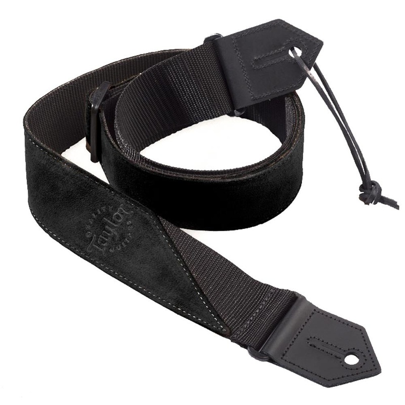 Taylor Suede/Poly Strap - Black