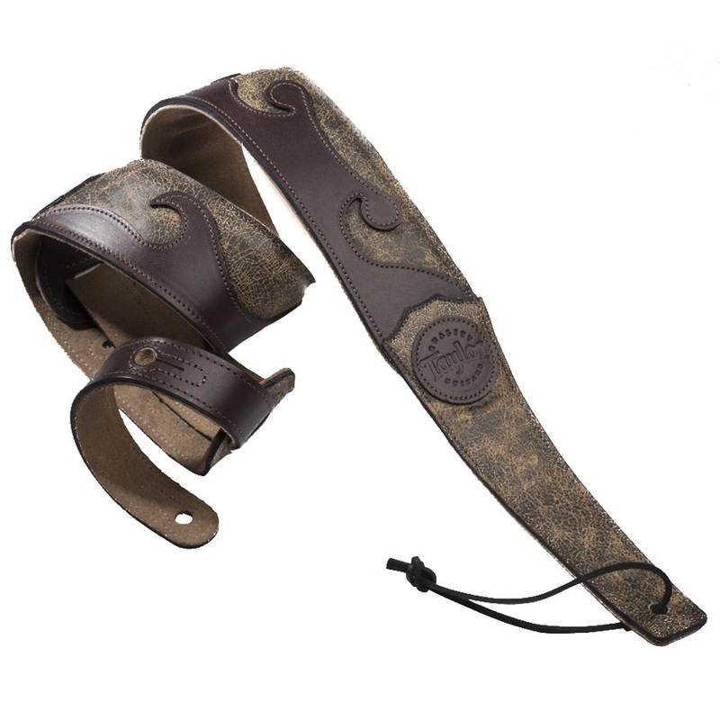 Taylor Wave Applique Strap - Dark Brown