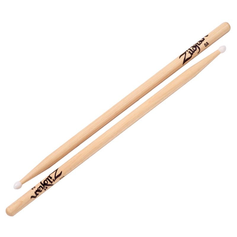 Zildjian 5A Nylon Tip Natural Drumsticks