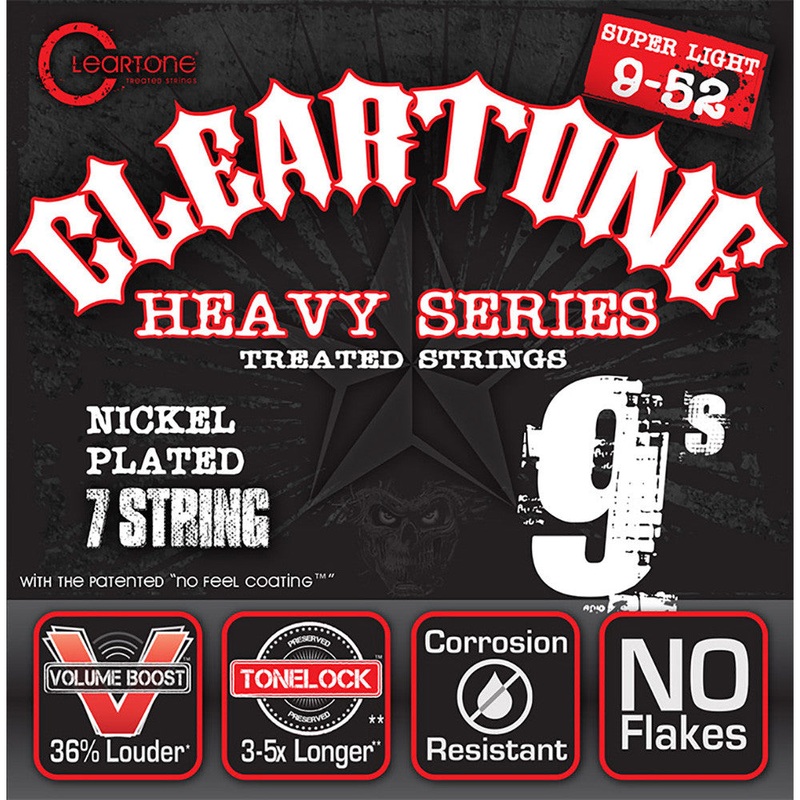 Cleartone Nickel Plated Electric 7 String Light 09-52