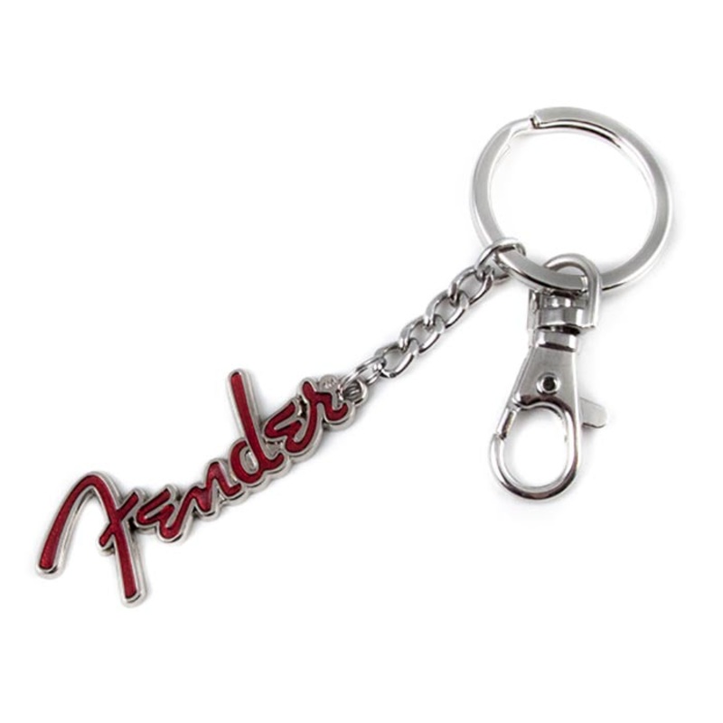 Fender Logo Keychain - Red