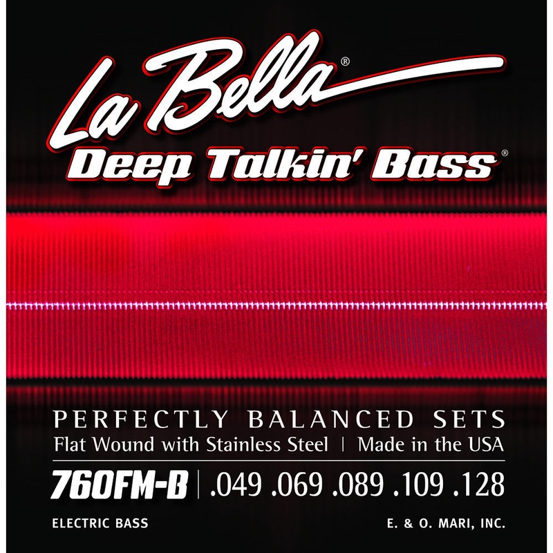 La Bella .049-.128 Deep Talkin' Bass Extra Long - Stainless Steel Flat Wound Low