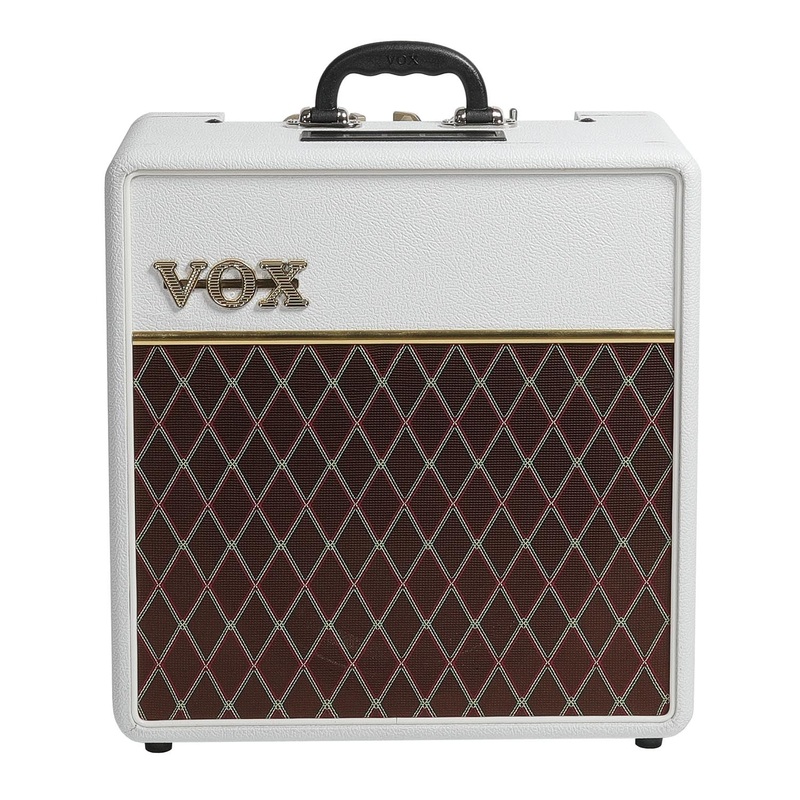 Vox Limited Edition AC4C1 4W 1x10 Classic Tube Amp - White Bronco