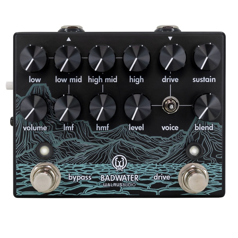 Walrus Audio Badwater Bass Pre-Amp D.I. Effect Pedal