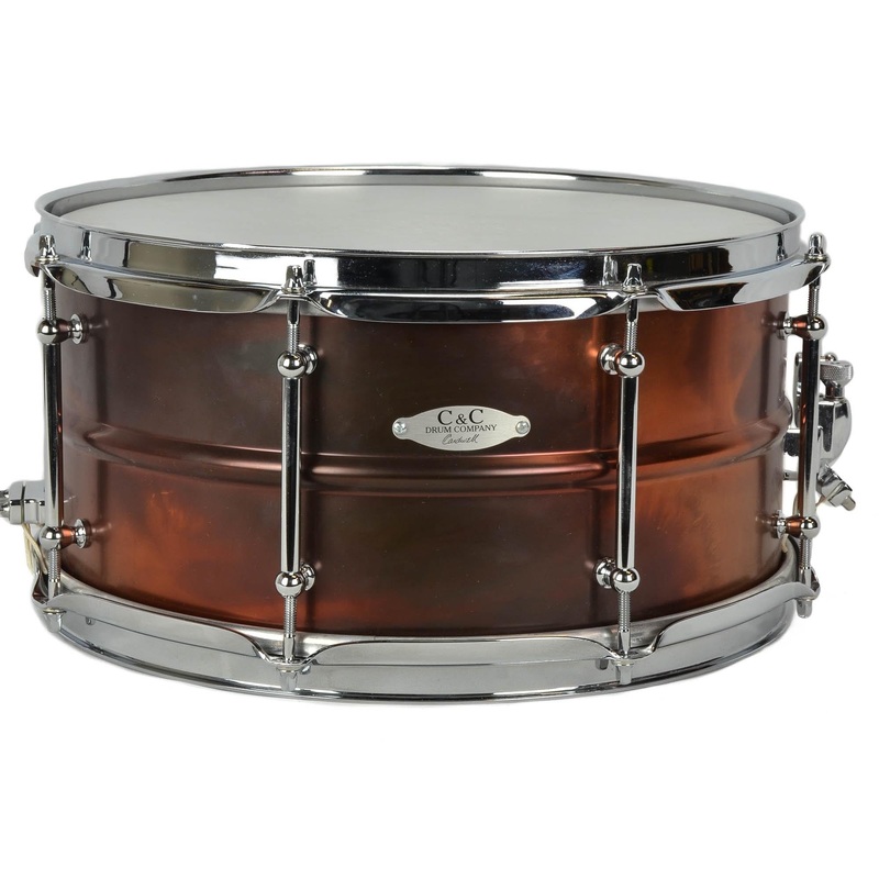 C&C 6.5x13" Copper Over Brass Snare
