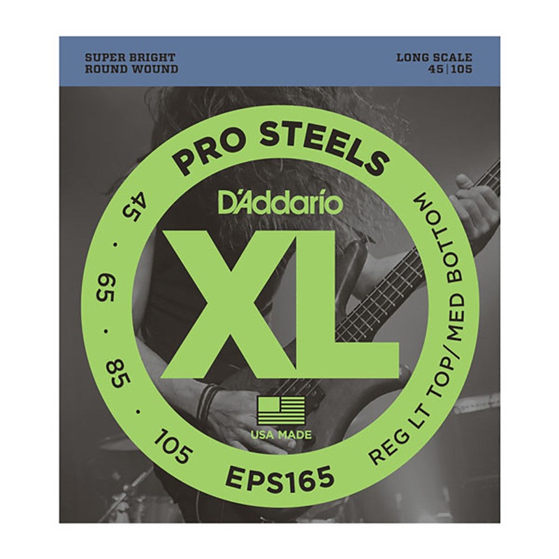 D'Addario 45-105 Long Pro Steels Set Bass