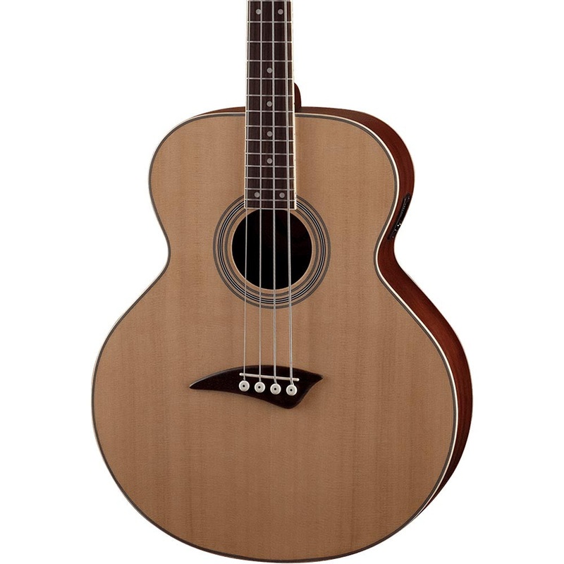 Dean Guitars EABCL Lefty Acoustic-Electric Bass - Natural