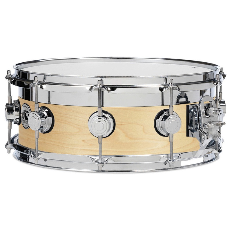 Drum Workshop 13x5" Satin Oil Top Edge Snare-Chrome HW