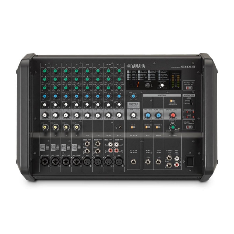 Yamaha 12 Input Stereo Powered Mixer - 1260 Watt