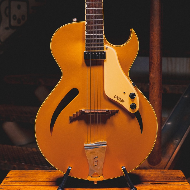 1999 Gretsch Historic Series G3967 Synchromatic Archtop Electric Guitar, Gold w/ HSC - Used