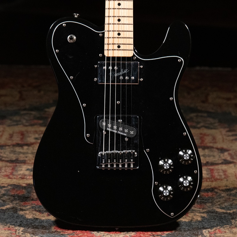 2018 Fender '72 Telecaster Custom Deluxe Electric Guitar, Black - Used