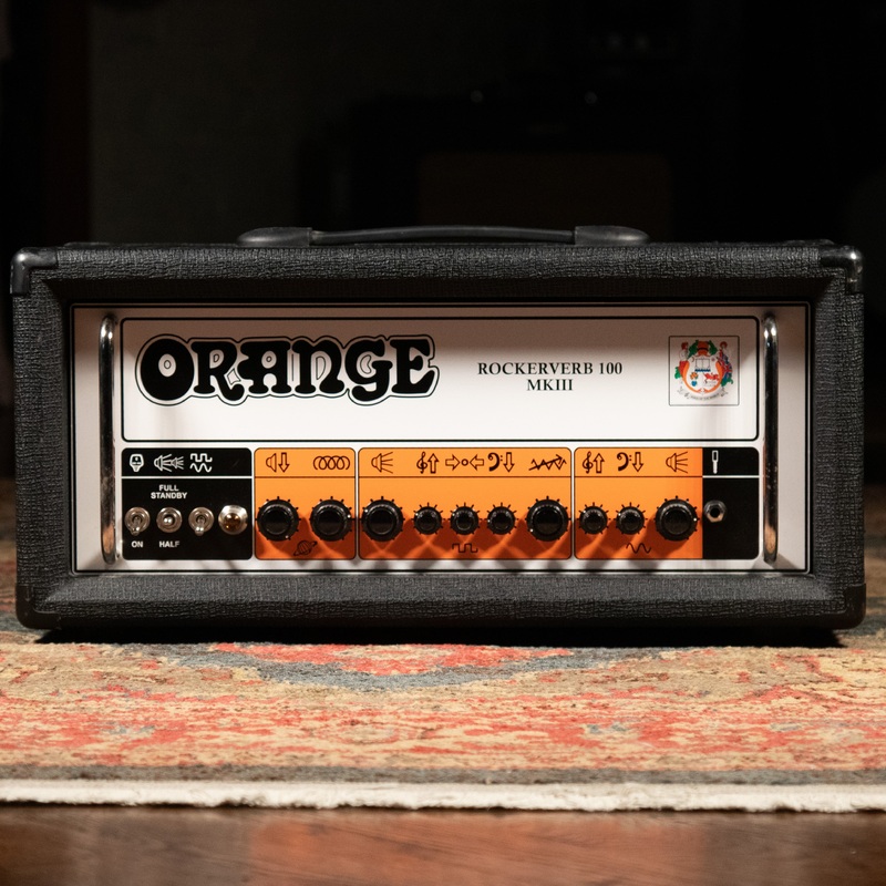 2021 Orange Rockerverb 100 MkIII Tube Guitar Amplifier Head, 100-Watts - Used