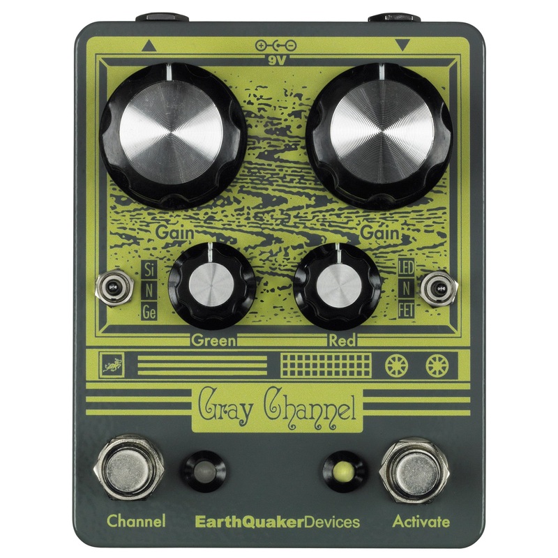 Earthquaker Gray Channel Overdrive Pedal