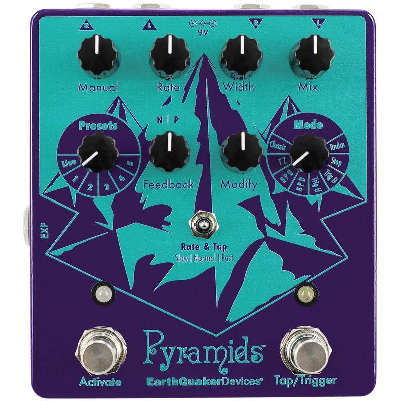 Earthquaker Pyramids Stereo Flange Pedal