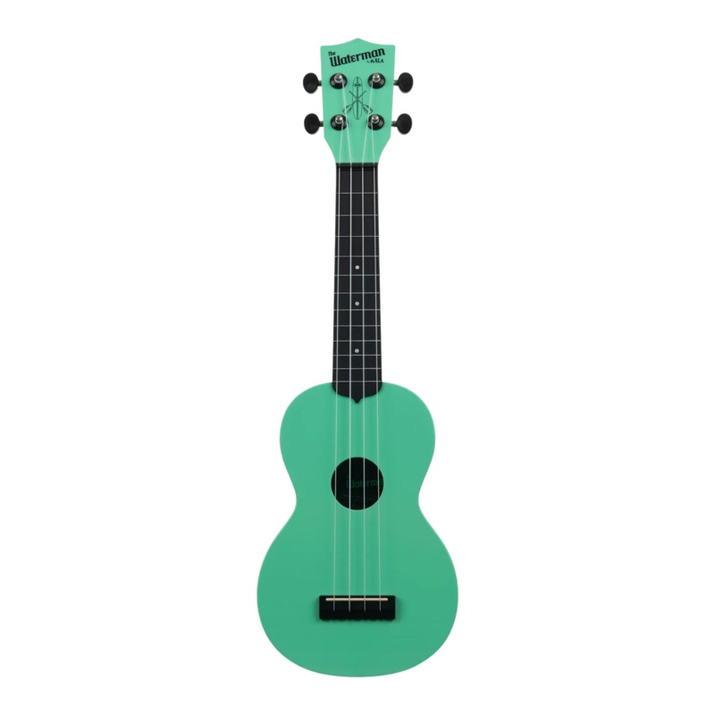Kala Waterman Soprano Ukulele, Sea Foam Green