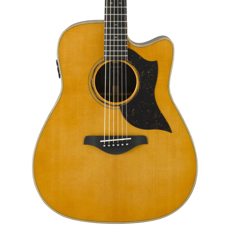 Yamaha A5R ARE Dreadnought Acoustic-Electric Guitar, Sitka Spruce/Rosewood, Vintage Natural