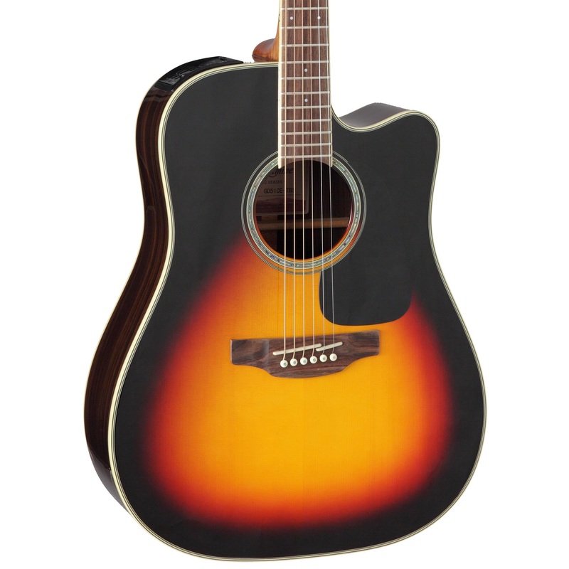 Takamine GD51CE G50 Dreadnought - Solid Spruce Top - Brown Sunburst