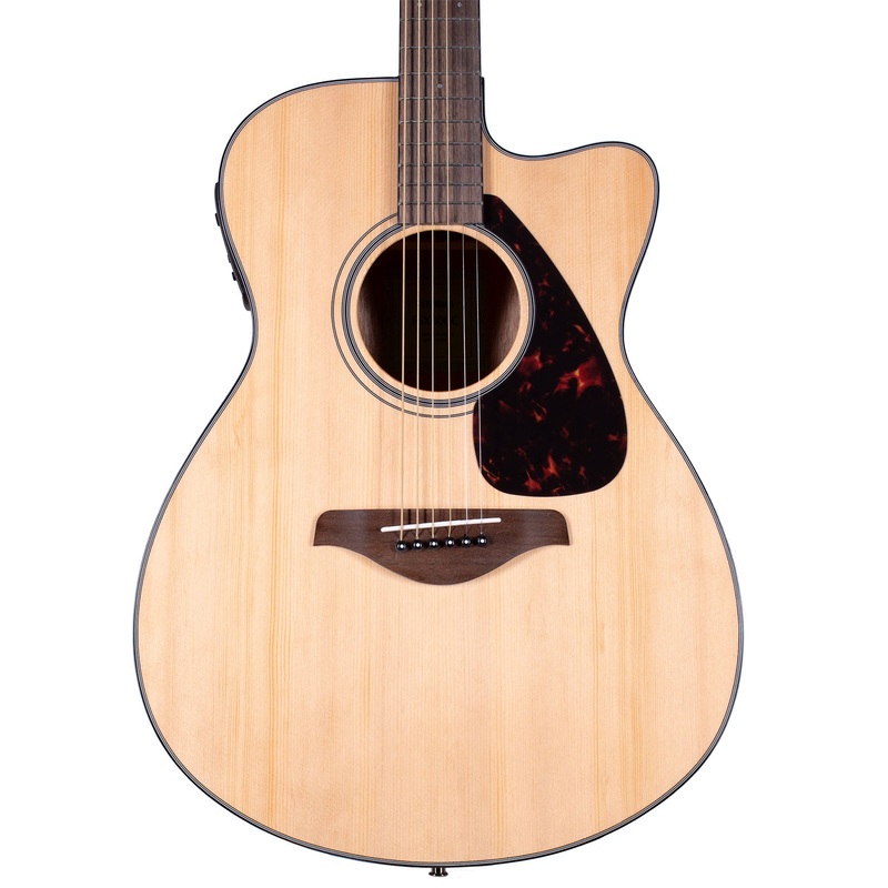 Yamaha FSX800C Solid Top Small Body Cutaway - Natural